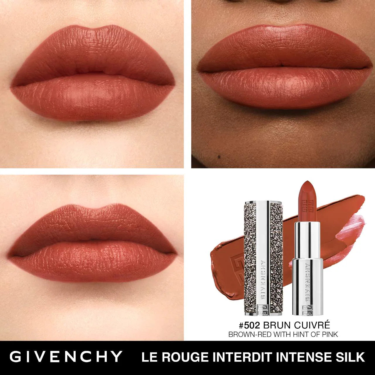 Givenchy Holiday Rouge Interdit Intense Silk Satin Matte Lipstick *pre-order*